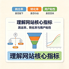 钦州建站-理解网站核心指标:跳出率、转化率与用户粘性