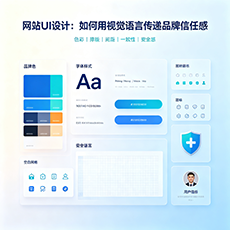 钦州建站-网站UI设计：如何用视觉语言传递品牌信任感