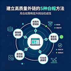 钦州建站-建立高质量外链的5种白帽方法